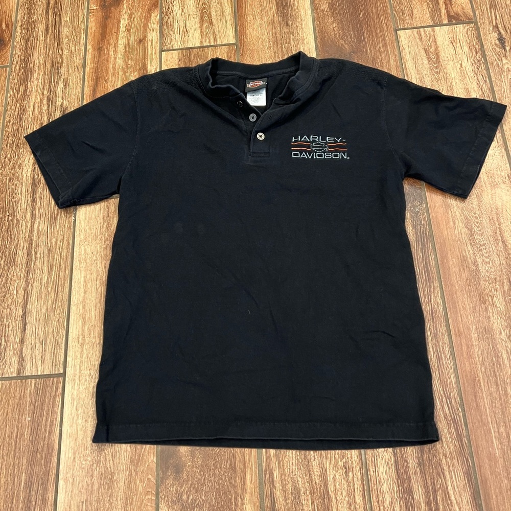 Harley-Davidson Three Button Tee - image 1